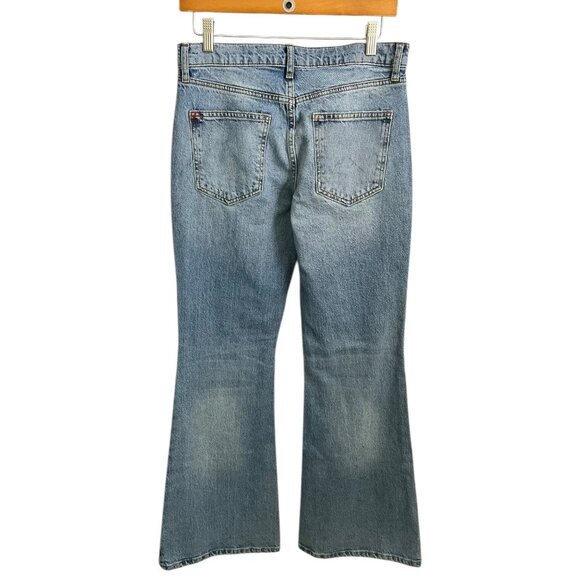 BDG  Light Wash Flare Jeans Size 28 Boho‎ Western Bell Bottom Cowgirl Rodeo - Picture 3 of 13